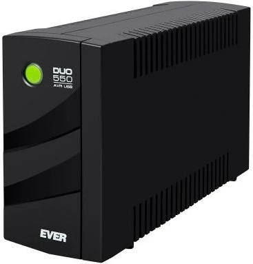Kasë UPS EVER DUO 550 PL AVR USB, 550 VA, 330 W, e zezë