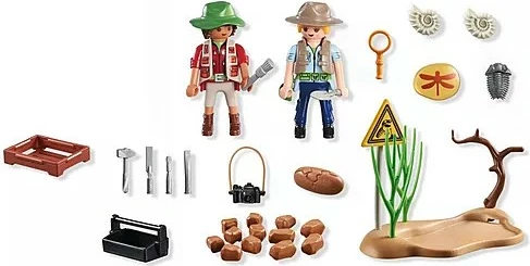 Set lodrash Playmobil My Life 71805 Archaeological Excavations, 41 pjesë