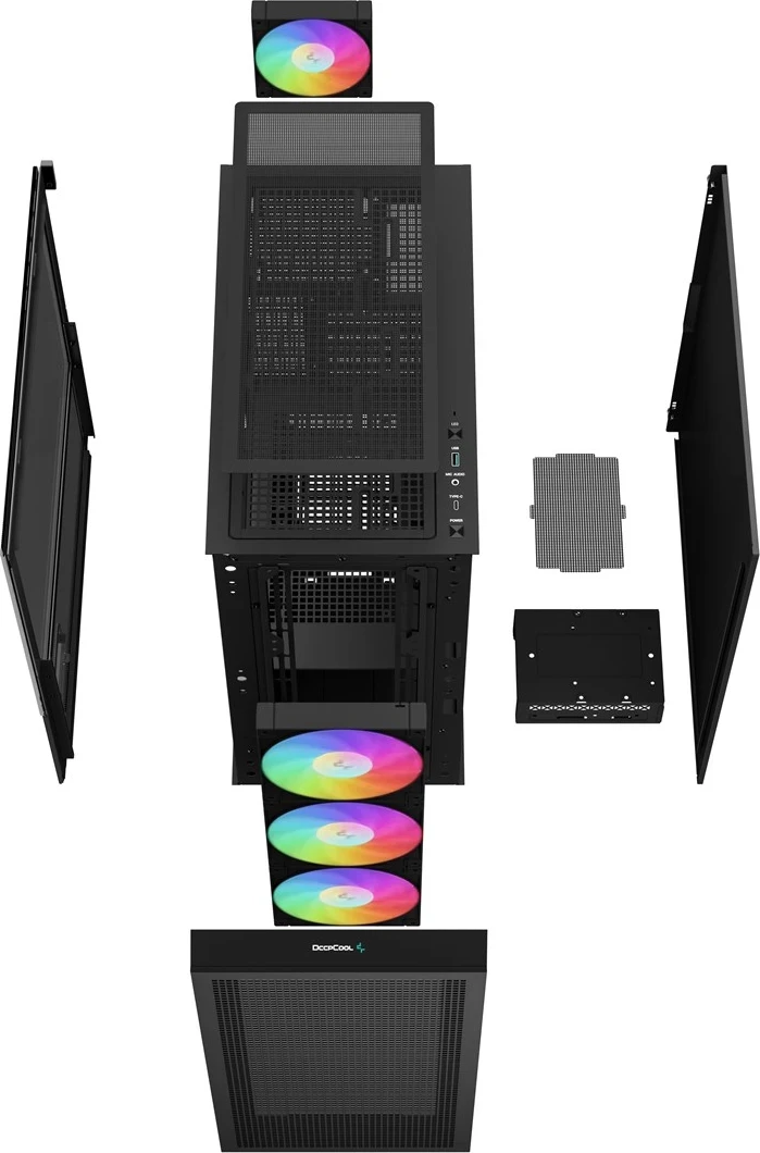 Kasë DEEPCOOL CH560 DIGITAL Midi Tower e Zezë
