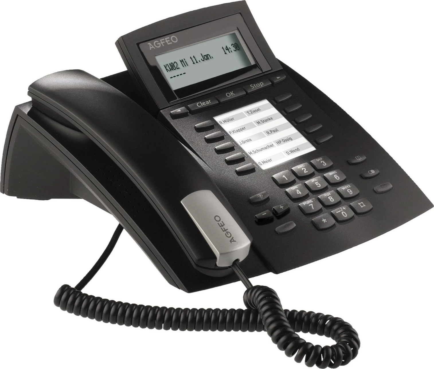 Telefon IP AGFEO ST 22, 2 linja, 1000 kontakte, i zi