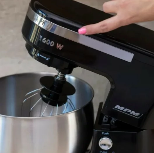 Mikser planetar MPM MRK-21, 5L, 1600W, i zi/argjendtë