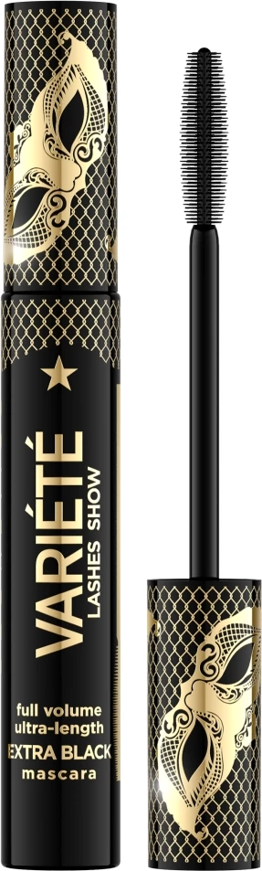 Maskarë për femra Eveline Cosmetics Variety Lengthening and Volumizing Extra Black 10ml