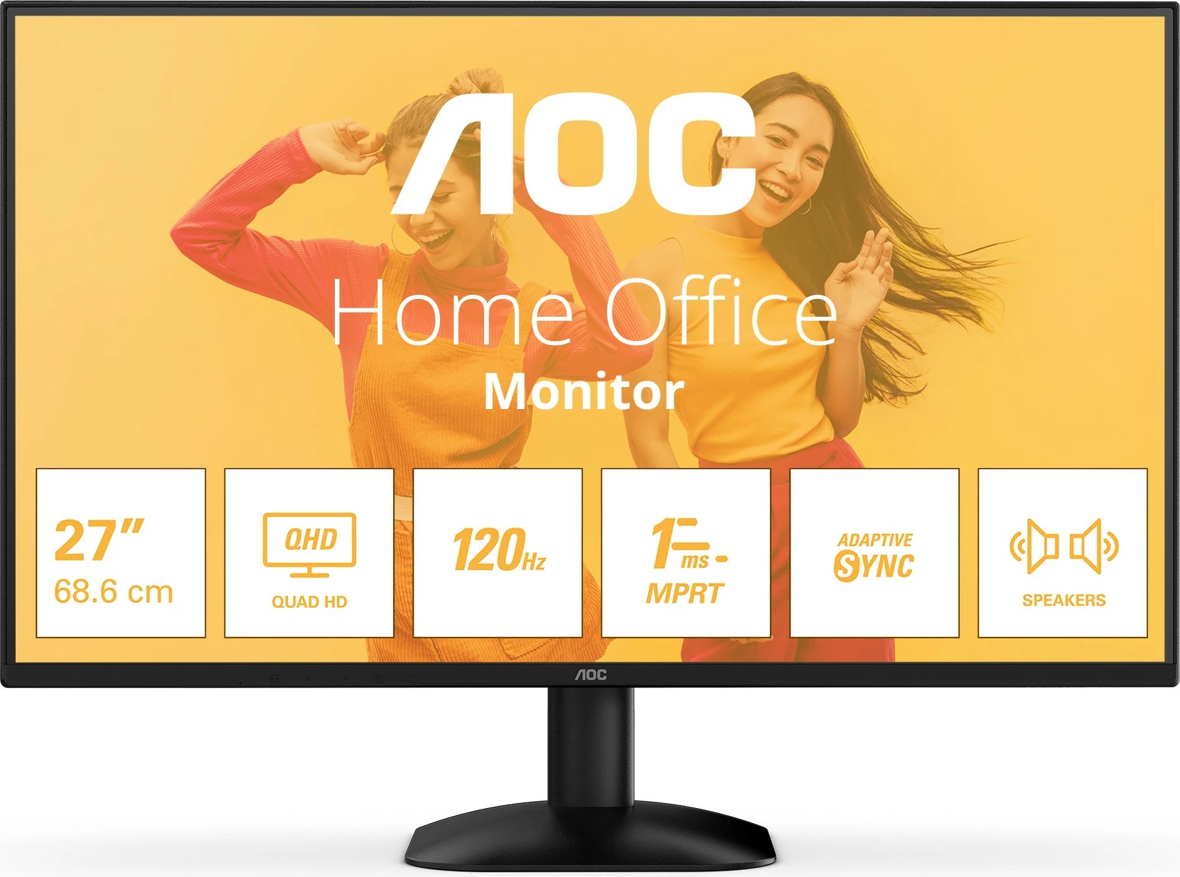 Monitor AOC Q27B35S3 27 inç, QHD, 120Hz, IPS, i zi