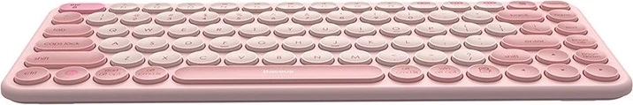 Tastierë Baseus K01A, wireless, tri-mode, baby pink