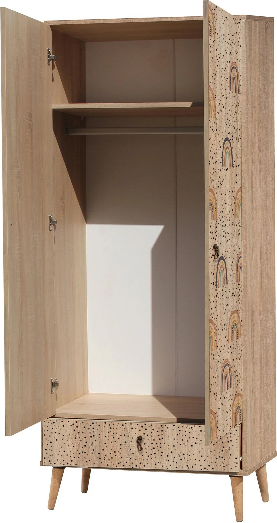 Dollap Hanah Home, City Gardrop Rainbow, shumëngjyrësh