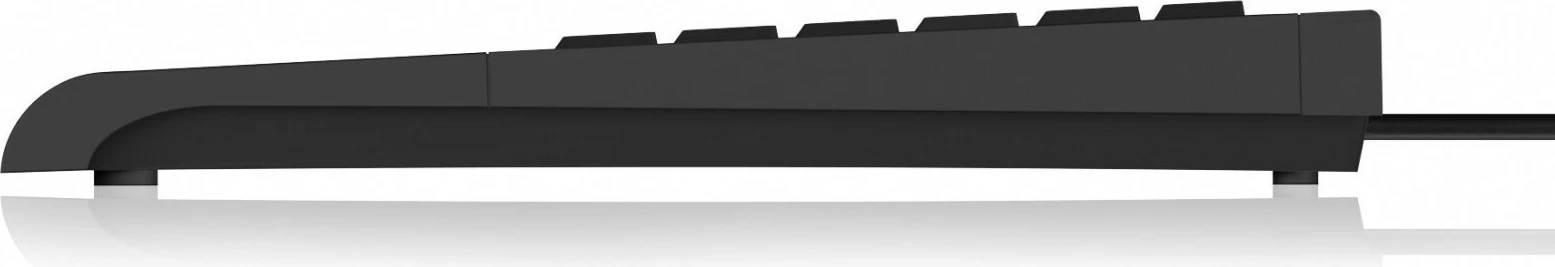 Tastierë mini KEYSONIC ACK-3410 me touchpad, USB, e zezë