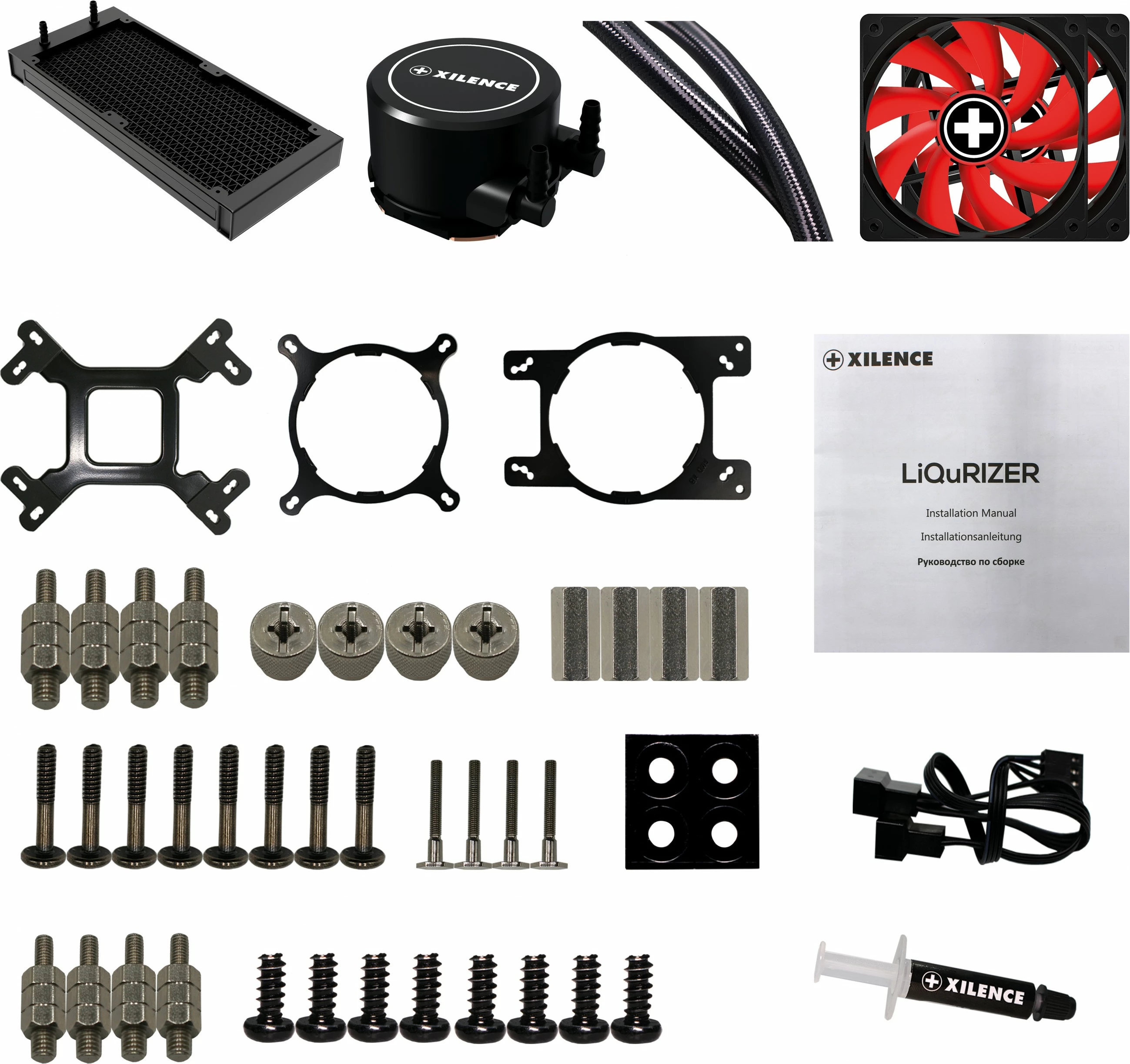 Ftohës uji Xilence Performance A+ LiQuRizer LQ240, 240mm, LED, i zi