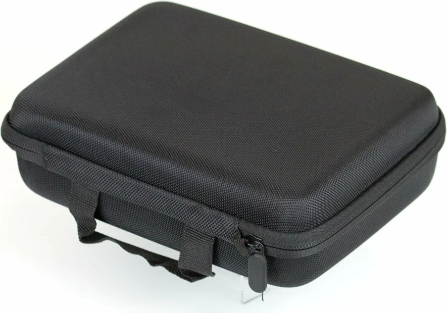 Kuti mbrojtëse për kamera sportive dhe aksesorë, Hurtel, universale për GoPro/SJCAM/Xiaomi Yi, madhësia M, 22x18x6.5 cm, e zezë