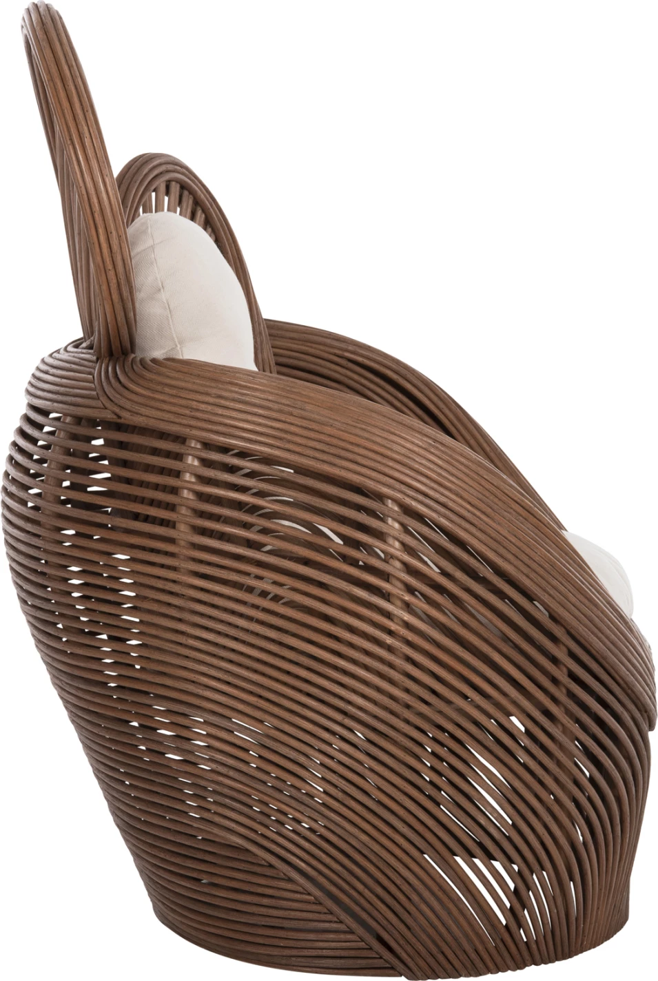 Karrige CIRCE FH9883, ratan kafe, jastëk ecru, 100x74x112.5H cm