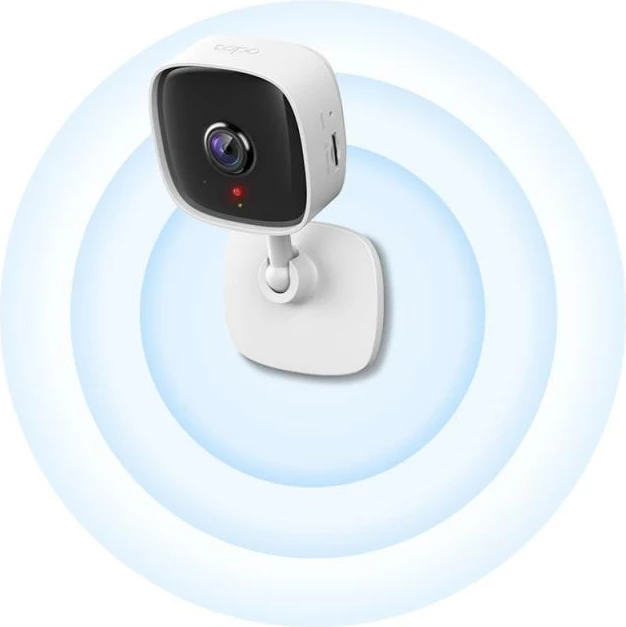 Kamerë sigurie IP, TP-Link Tapo C100, 1080p 2MP, Wi‑Fi, audio dy-drejtimësh, vizion nate 9 m, microSD deri 128GB, e bardhë