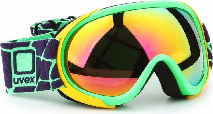 Syze skijimi Uvex, unisex, të gjelbra/të verdha
