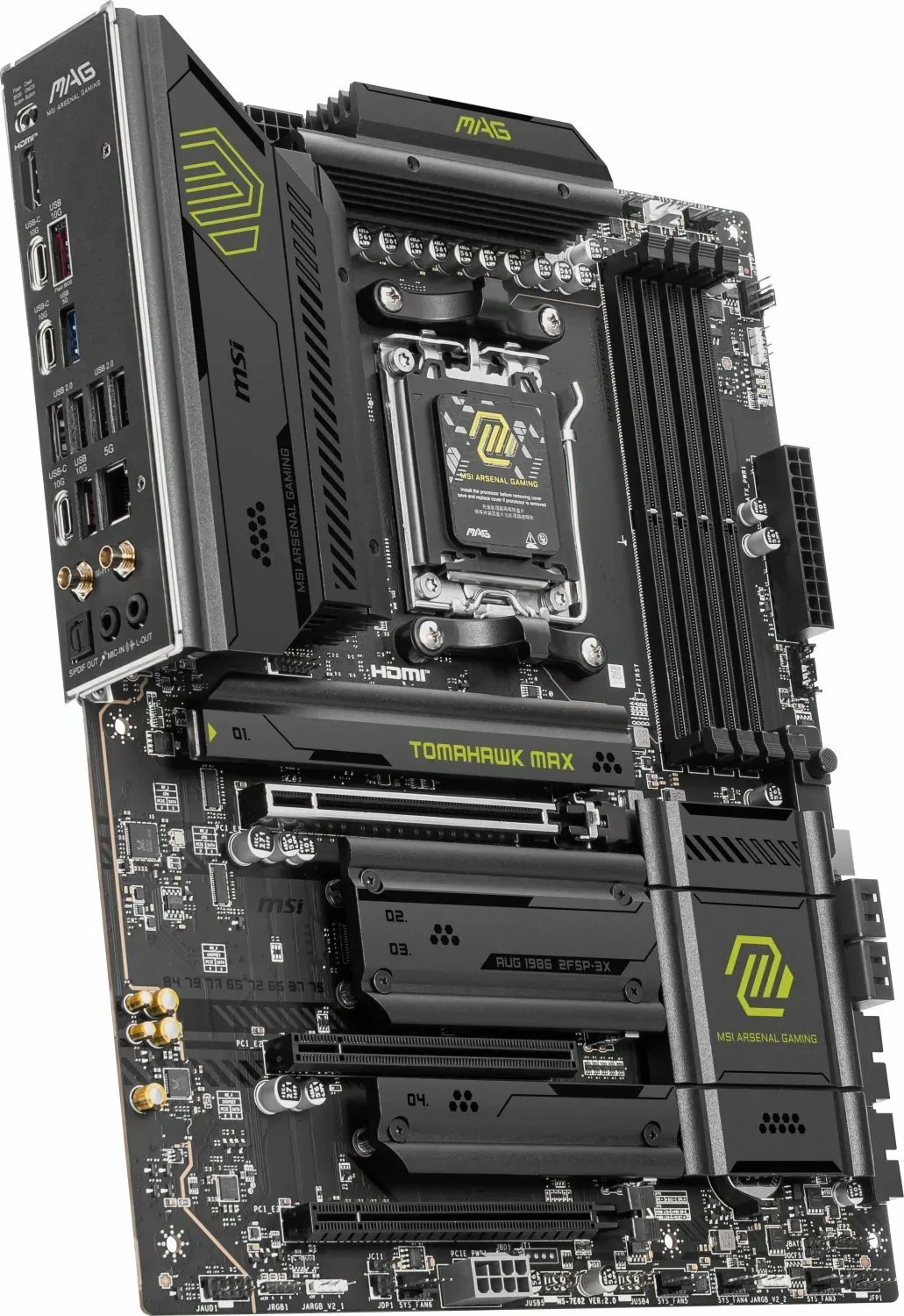 Pllakë amë MSI MAG B850 TOMAHAWK MAX WIFI, ATX, DDR5, Wi‑Fi 7, e zezë