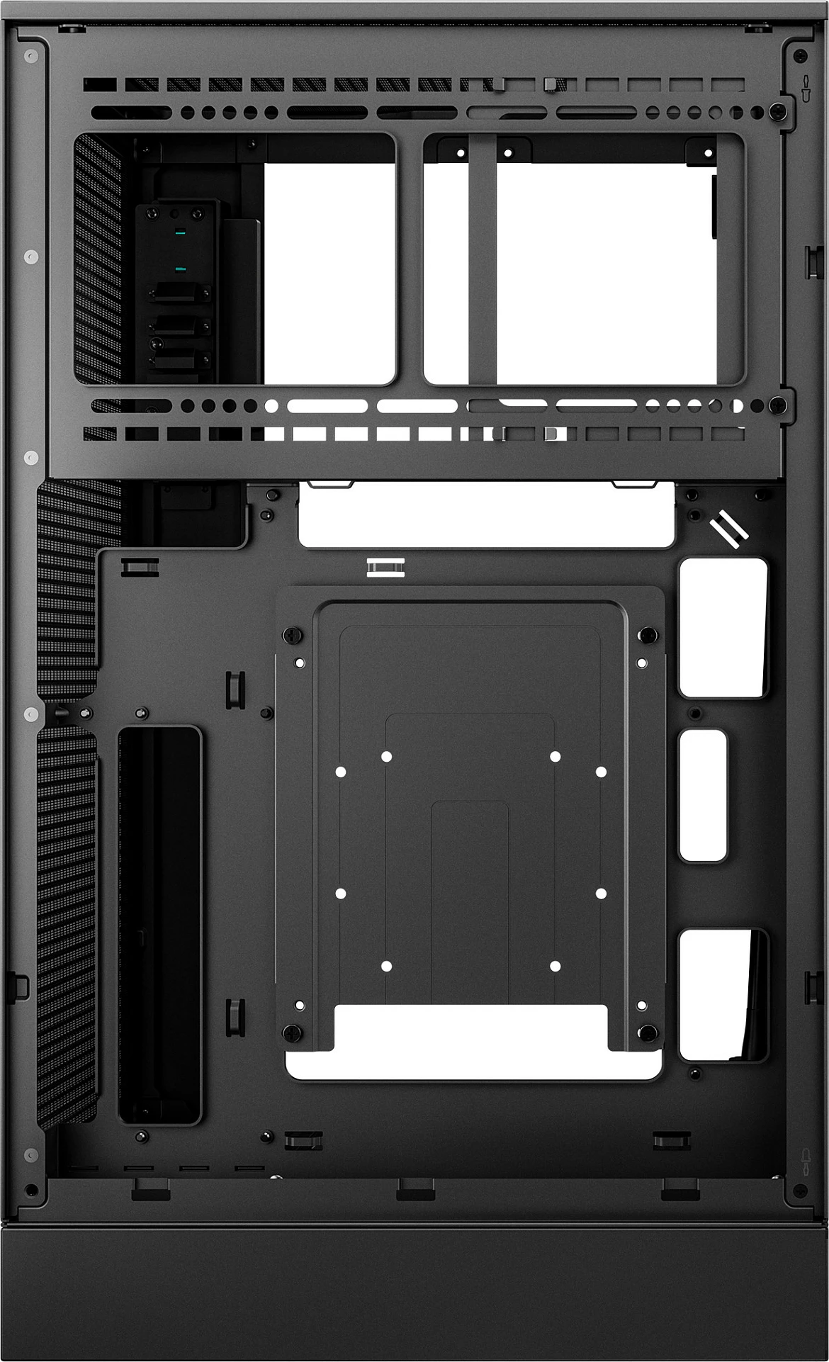 Kasë Deepcool CH270 DIGITAL mini tower, xham i temperuar, e zezë