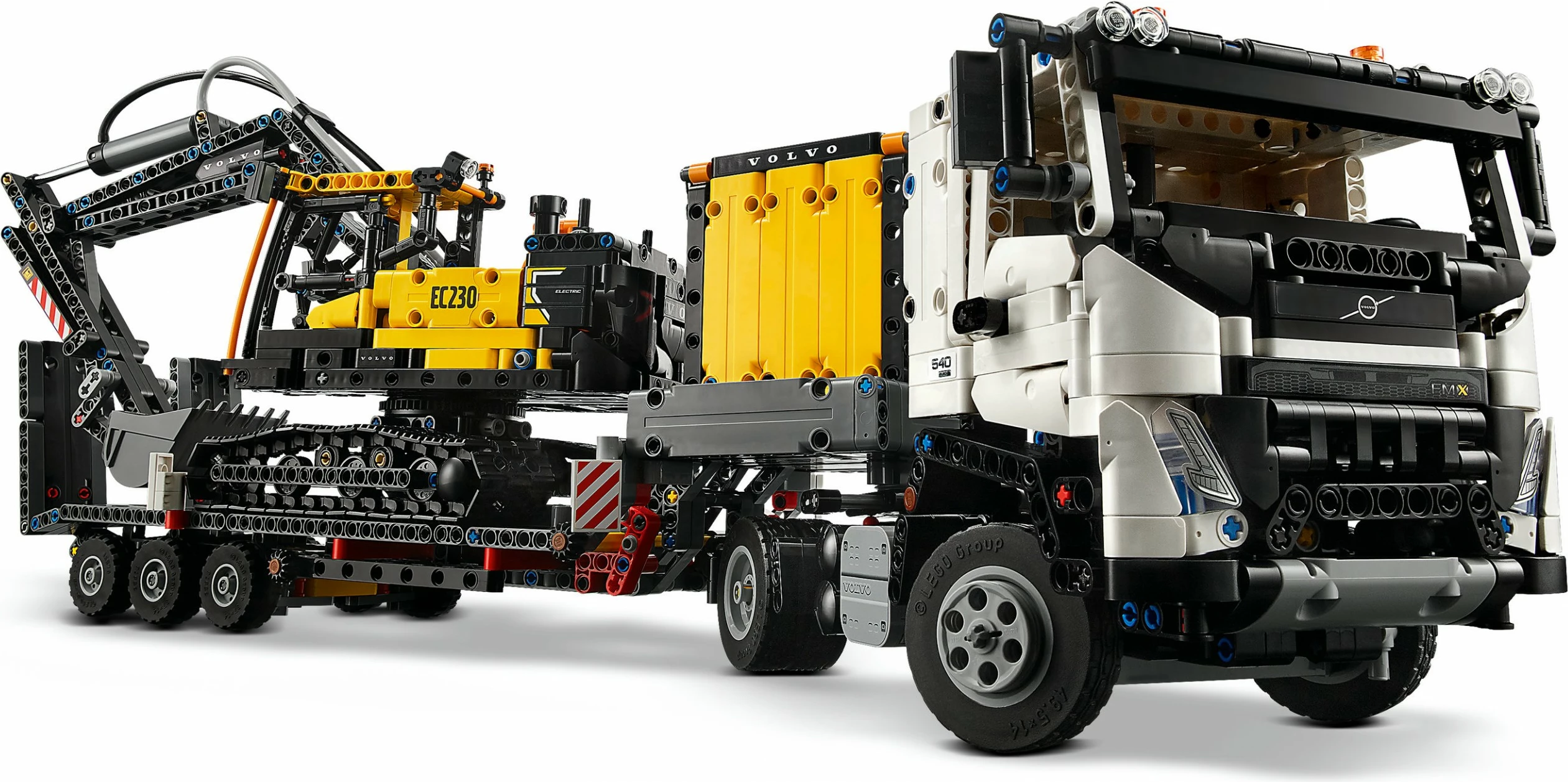 Set ndërtimi LEGO Volvo FMX Truck & EC230 Electric Excavator, 2274 pjesë, shumëngjyrësh