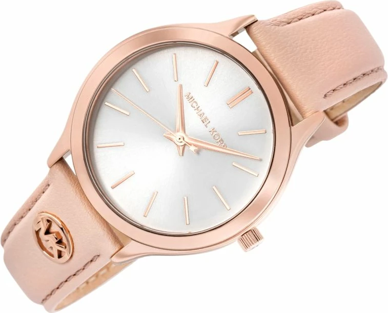Orë dore femra Michael Kors Slim Runway MK7545, rozë
