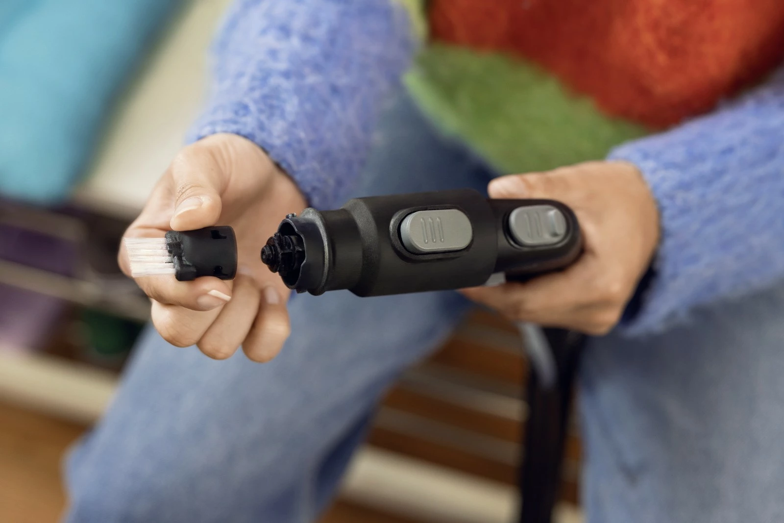 Furçë pastrimi për këpucë Karcher Shoe!Cleaner, për SE 3 Compact, SE 4, SE 5, SE 6, e zezë/verdhe