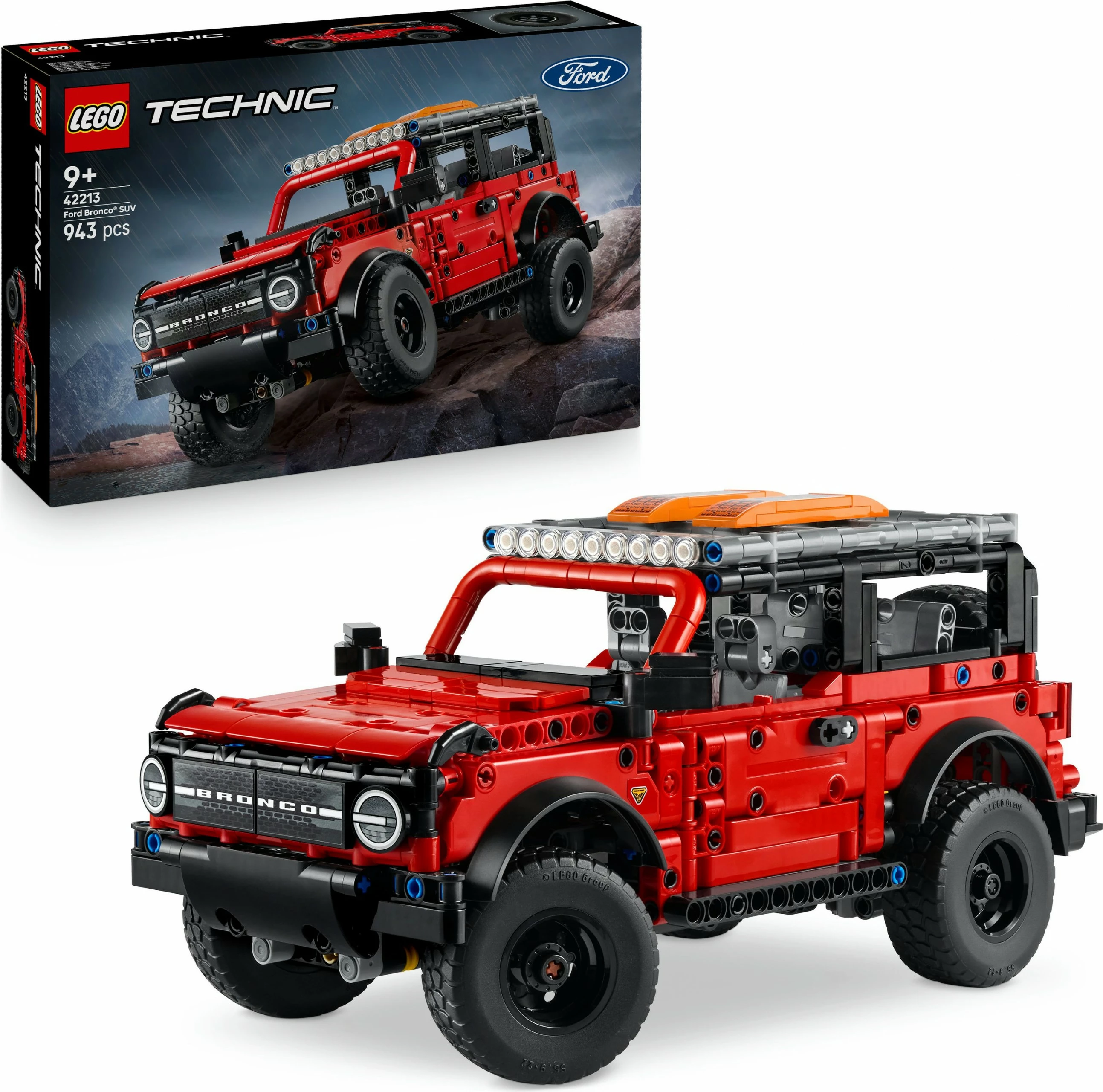 Set ndërtimi LEGO Technic Ford Bronco 42213, 943 pjesë, multikolor