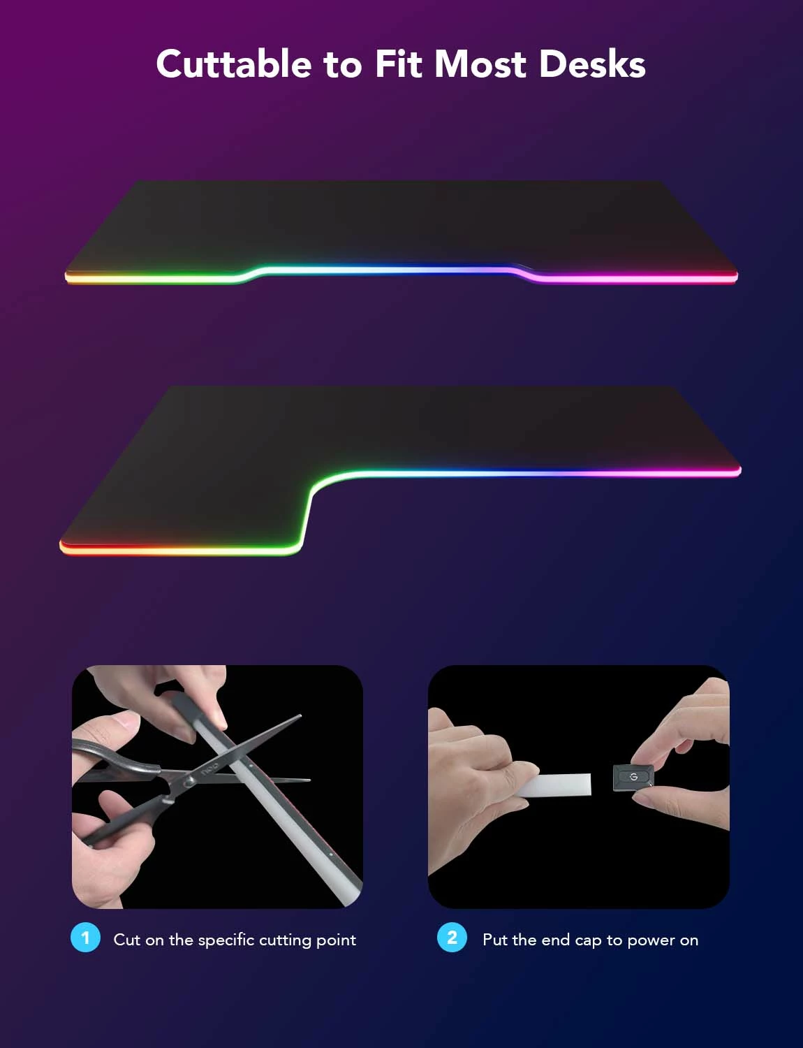 Shirit neon LED Govee H61C3 3m RGBIC Bluetooth, prizë EU