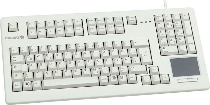 Tastierë Cherry TouchBoard G80-11900 USB me touchpad, QWERTY, gri
