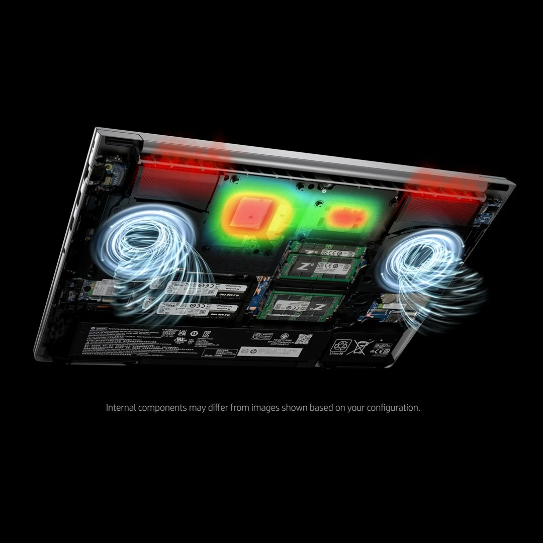 Laptop HP ZBook Fury G11, 16", Intel Core i9-14900HX, 32 GB RAM, 1 TB SSD, NVIDIA RTX 3500 12 GB, Argjendtë