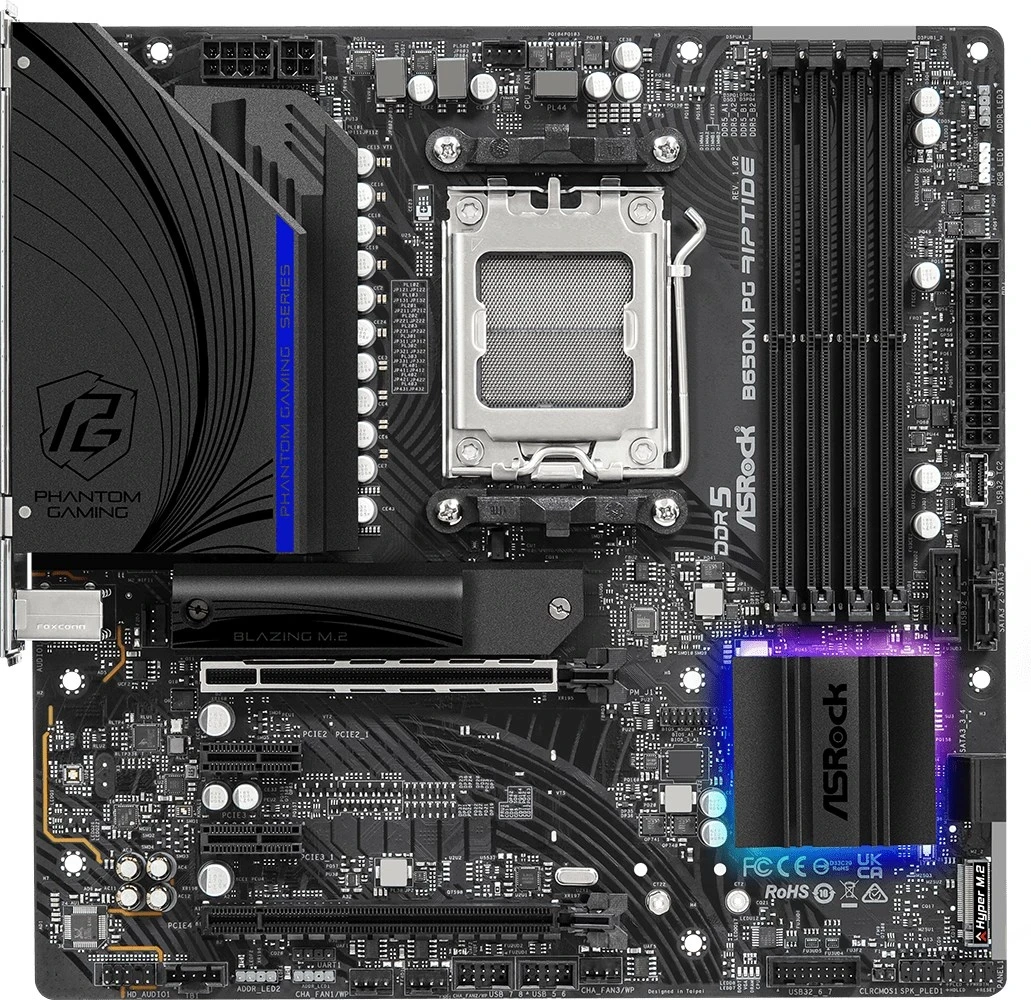 Pllakë amë Asrock B650M PG Riptide AMD B650 , micro ATX