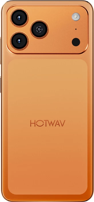 Celular HOTWAV A17 Pro Max 4GB/128GB 6.75" 120Hz Android 15, Dual SIM/SD, USB-C, portokalli