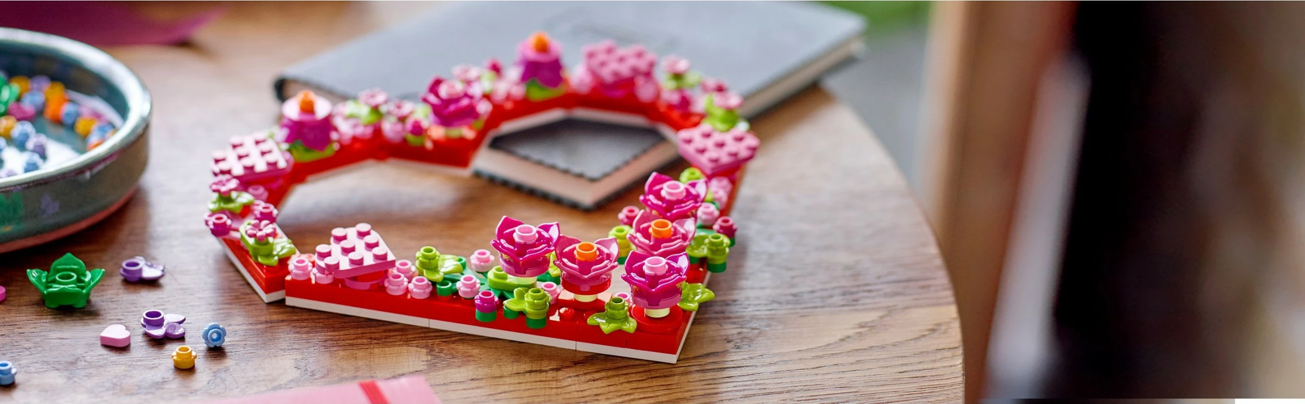 Set ndërtimi LEGO, Ornament Zemër, 254 copë, Multingjyrësh