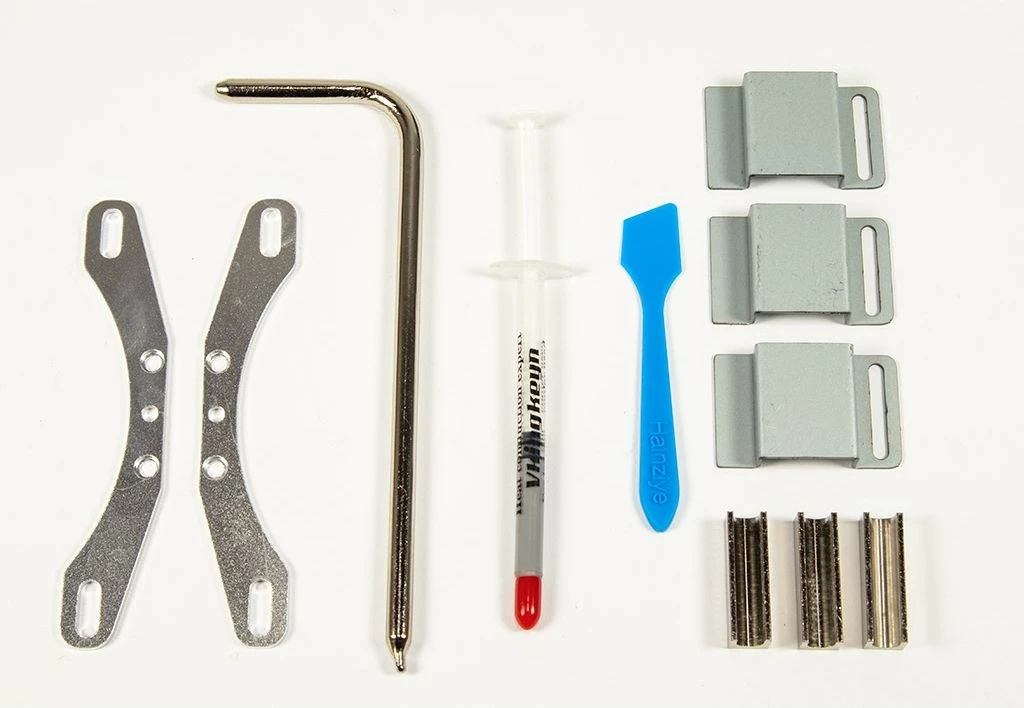 Radiator procesori Inter-Tech IP-3, bakër/argjend, pa ventilator