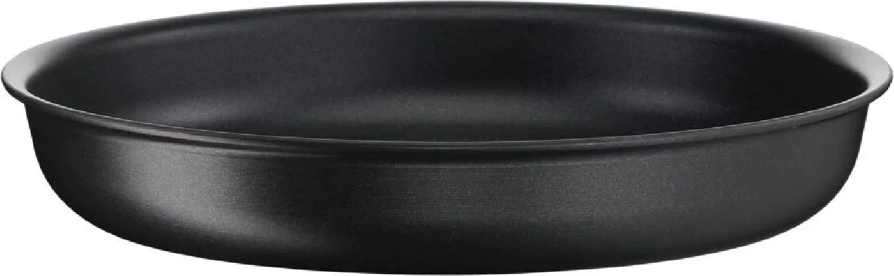 Set enë gatimi Tefal L7639543, 13 copë, tiganë 24/28 cm + tenxhere e thellë 24 cm, 2 doreza të heqshme, kompatibil me induksion, veshje jo‑ngjitëse Titanium 6X, e zezë