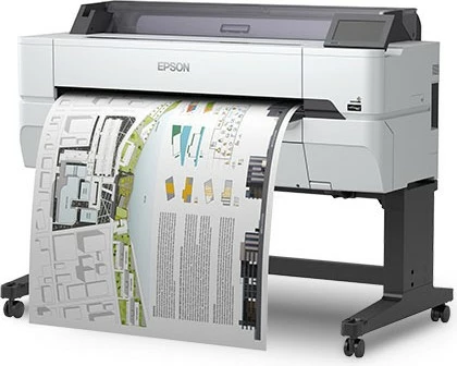Printer Epson SureColor SC-T5405, format i madh, me ngjyra, Wi-Fi, ekran prekje