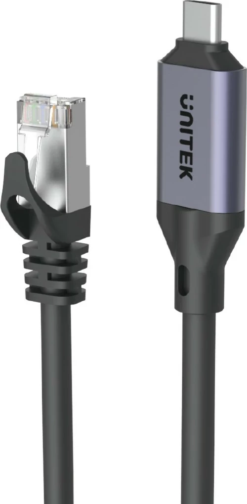 Kabëll Ethernet Unitek USB C RJ-45 LAN, 5m, zi-argjendtë
