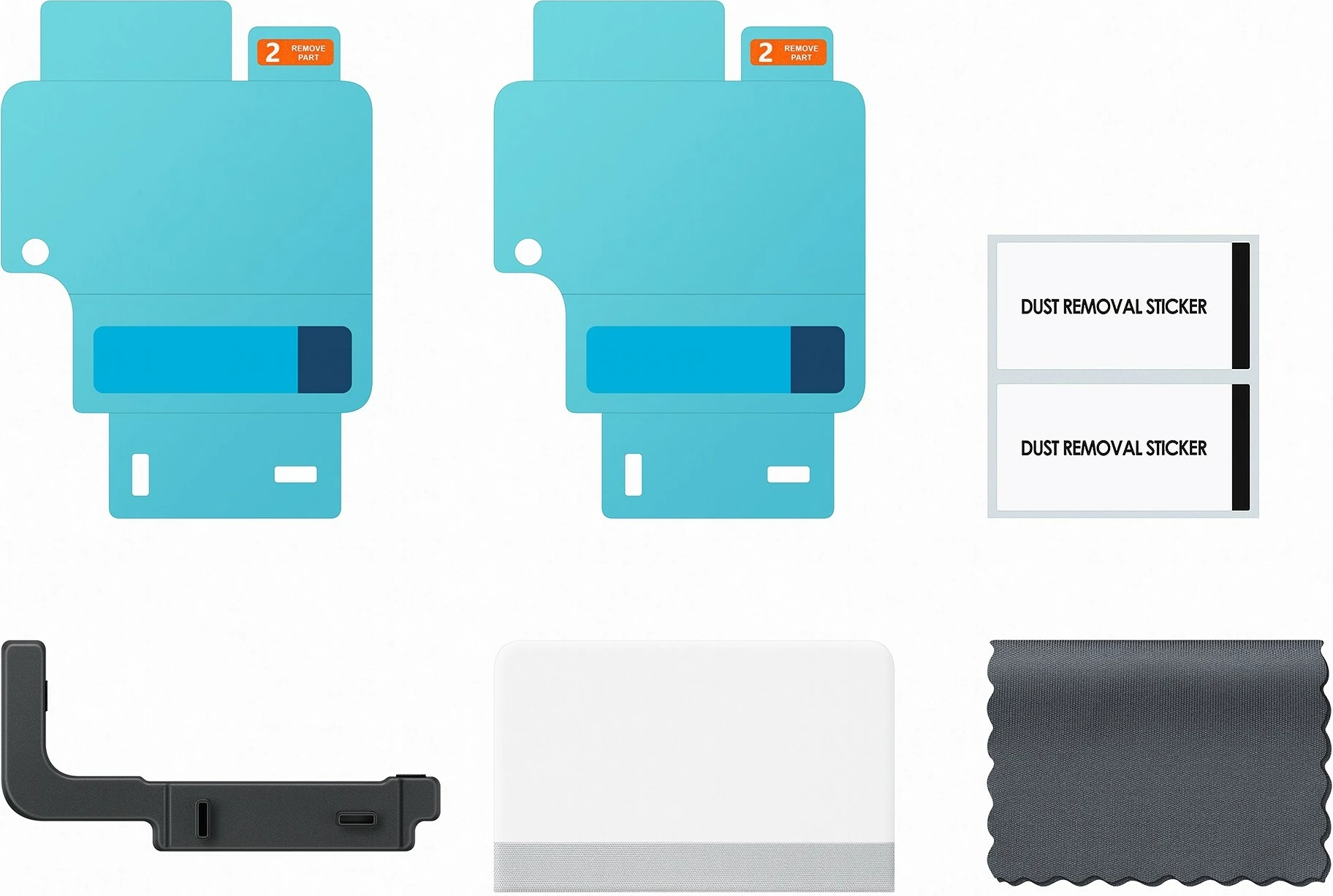 Mbështjellës ekran Samsung Galaxy Z Flip6, rezistent ndaj goditjeve dhe gërvishtjeve, transparent