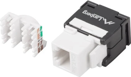 Modul Keystone Lanberg, RJ45, LSA UTP cat.5e 180° pa vegla