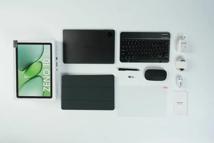 Tablet Blackview ZENO 10 11\" 8GB/256GB 5G, me maus + tastierë, e zezë