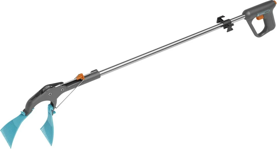 Kapës GARDENA Greifer 4 in 1, multifunksional, metalik, kaltër/gri