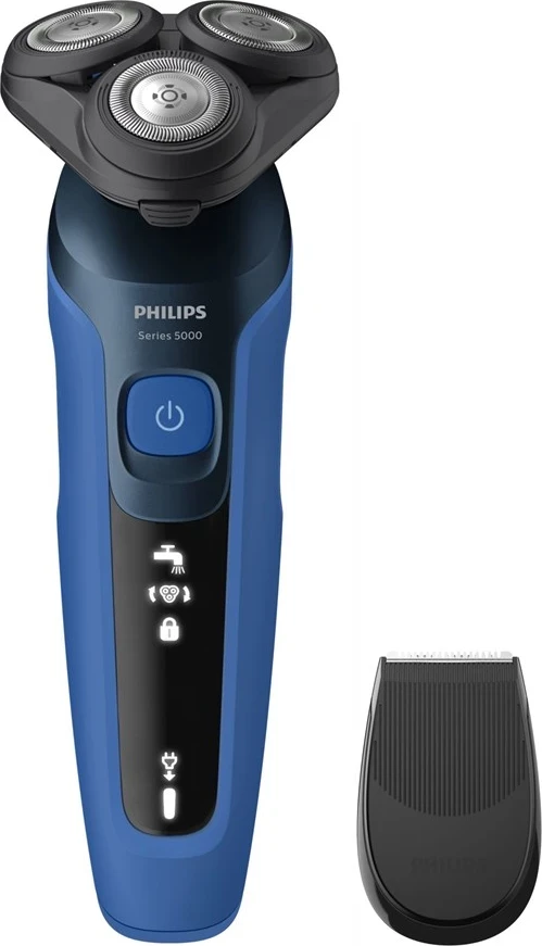 Makinë rroje Philips Series 5000, e zezë/e kaltër 