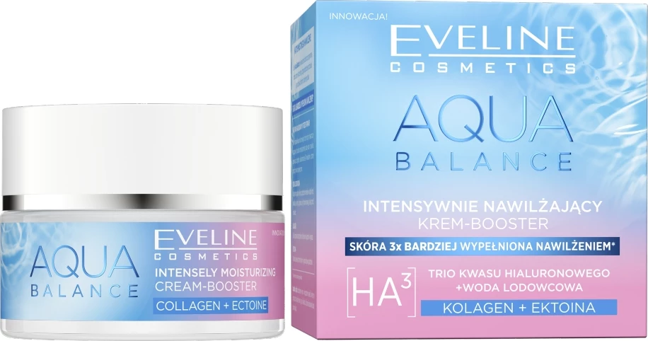 Krem hidratues për fytyrë Eveline Cosmetics Aqua Balance Intensively Hydrating Cream-Boost për femra 50ml