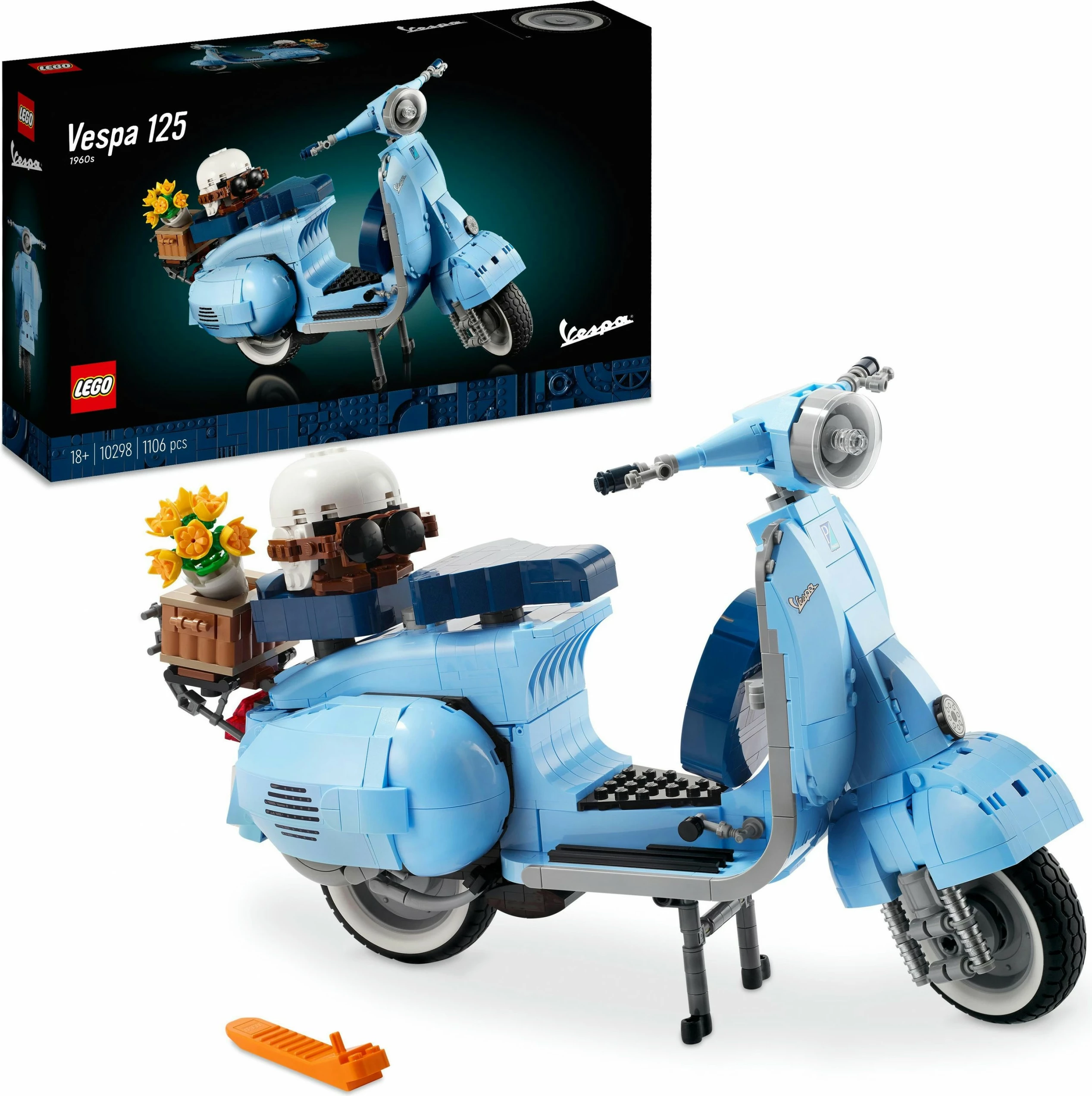 Set ndërtimi LEGO Creator Expert Vespa 125, 1107 pjesë, ngjyrë shumëngjyrëshe