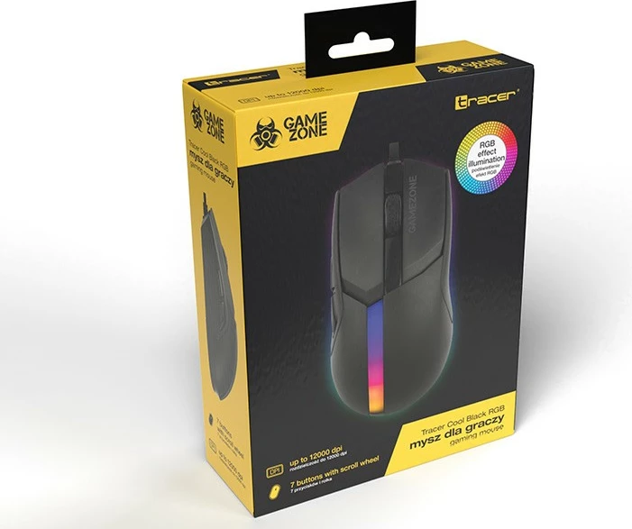 Maus Tracer GameZone COOL, RGB, 12,000 dpi, i zi