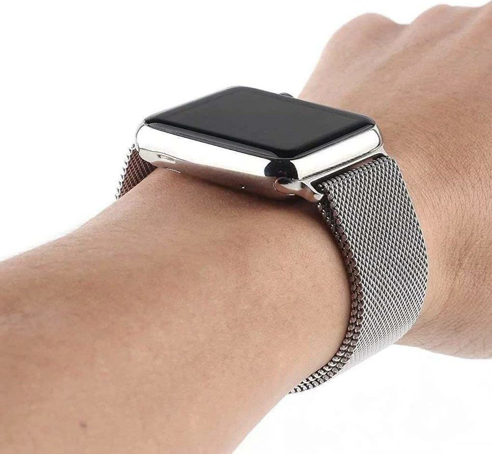 Rrip magnetik për Apple Watch Hurtel, çelik inox, për Apple Watch 7 41mm/9 45mm/8 45mm/7 45mm, Mint