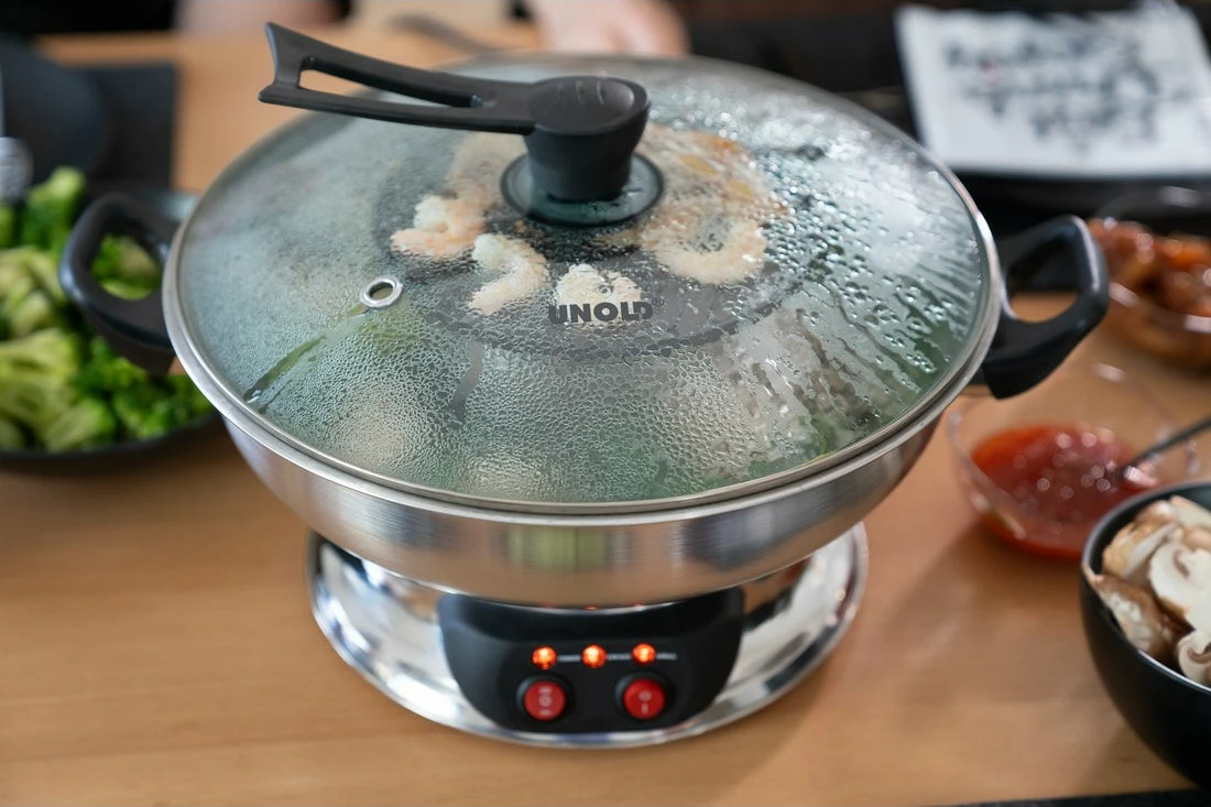 Set fondue UNOLD 48746, 6 persona, 2 L, i zi, çelik inox