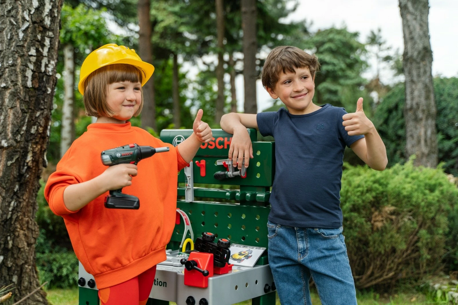 Tavolinë pune lodër për fëmijë Klein Bosch Workshop, 81 pjesë, shumëngjyrëshe