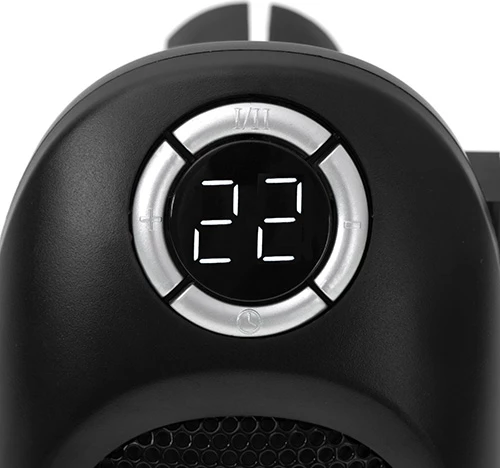 Ngrohës portativ, Adler, AD 7726 Thermofan Easy Heater, 1500W, timer 1-12h, kontroll temperature 15-35°C, element qeramik, i zi