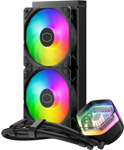 Sistem ftohës për procesor Cooler Master MasterLiquid 240 Atmos ARGB, ngjyrë e zezë