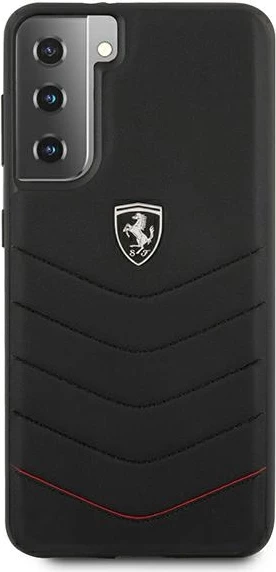 Mbështjellës Ferrari Off Track Quilted për Samsung Galaxy S21+, i zi