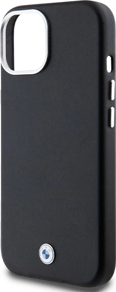 Mbështjellës BMW Signature Wrapped Metal MagSafe për iPhone 15 Plus / 14 Plus, i zi