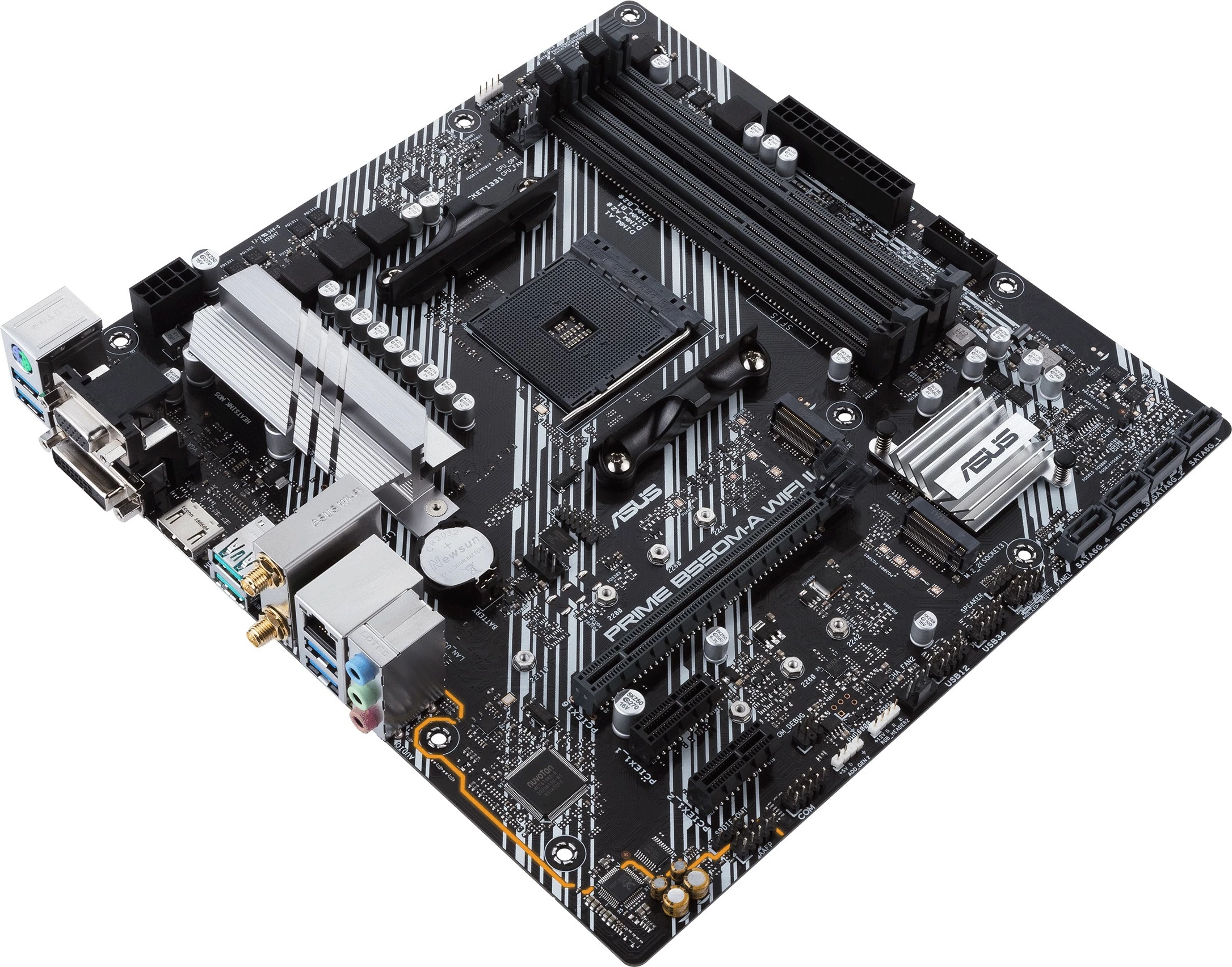 Pllakë amë ASUS PRIME B550M-A WIFI II, Socket AM4, DDR4-SDRAM, 128 GB