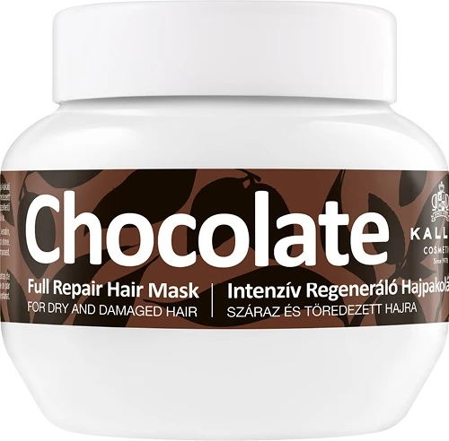 Maskë për flokë Kallos Chocolate Full Repair Hair Mask për femra 275ml