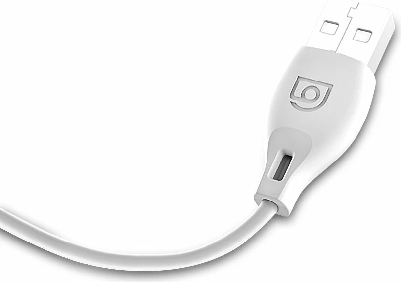 Kabllo Dudao L4L, USB në Lightning, 1m, 2.4A, e bardhë