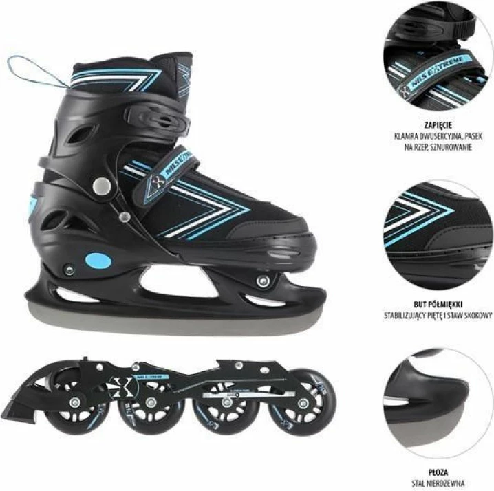 Rollera Nils Extreme unisex, të kaltër
